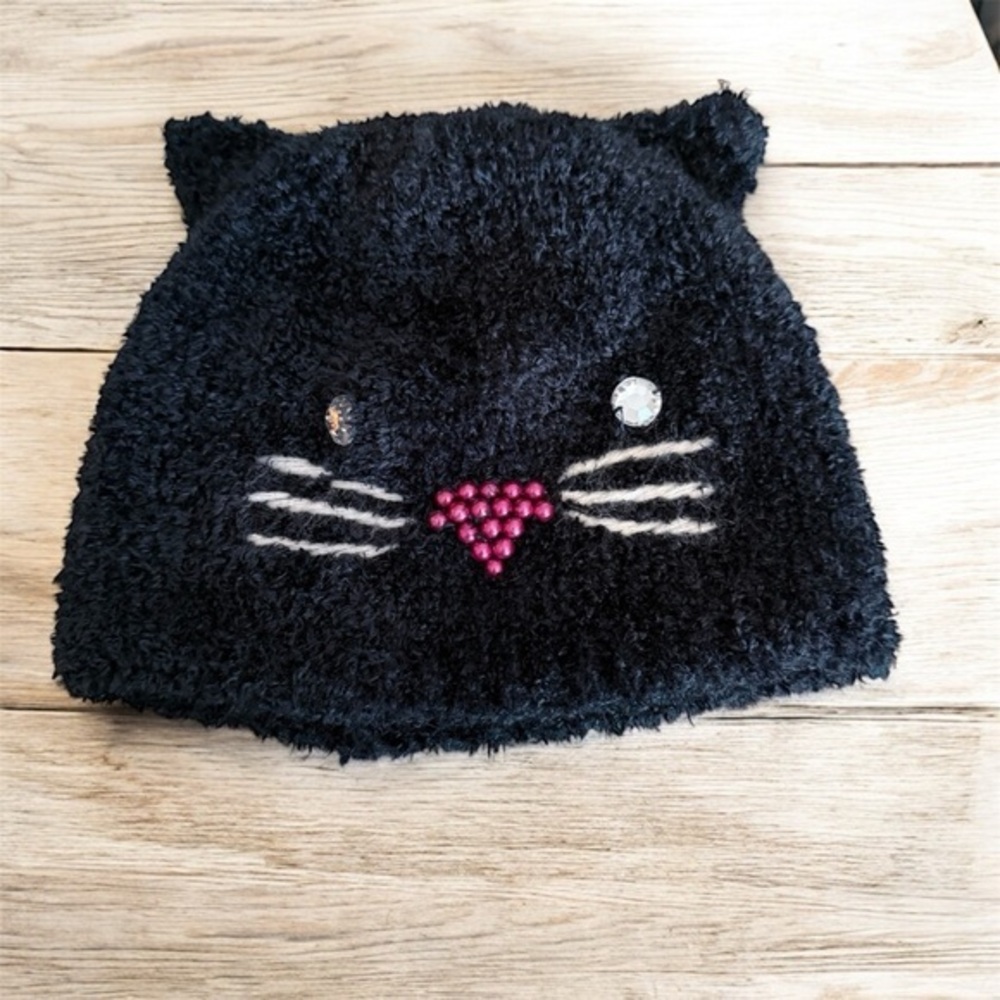 San Diego Hat Company Black Kitty Hat Beanie Kids